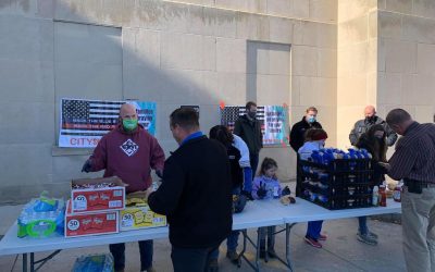 City Serve volunteers had the privilege to provide lunch for the DMPD