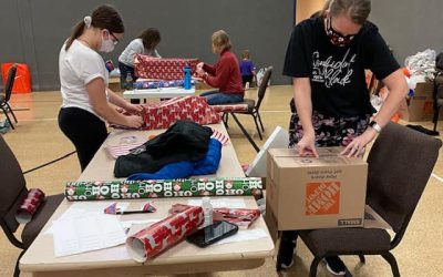 City Serve Volunteers and local businesses provided several hundred presents for kids from families who needed a little help