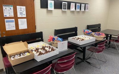 Our Carver Elementary School City Serve Team dropped off gardening gloves and cupcakes for the teachers, staff and administration