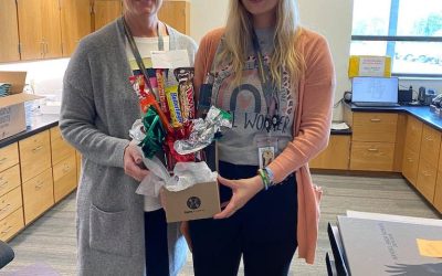 Our Saydel School City Serve Teams delivered flower/candy bouquets to each of the school’s office staff.