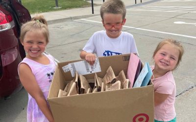 Our littlest Ankeny Police Department City Serve team members delivered candy bags