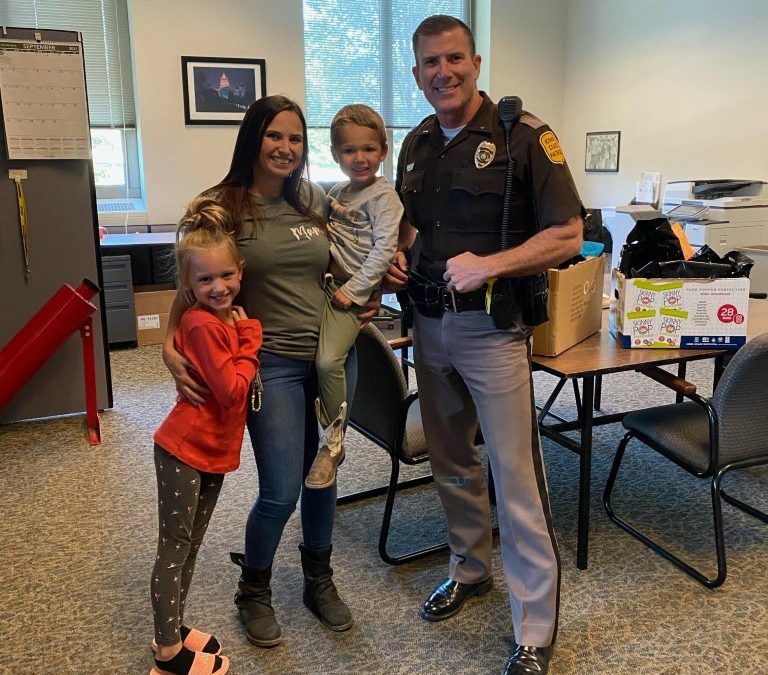 City Serve team members delivered monthly care packages to the dedicated troopers