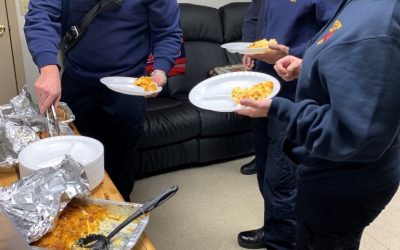 City Serve Team served dinner to some amazing first responders at Saylor Township Fire