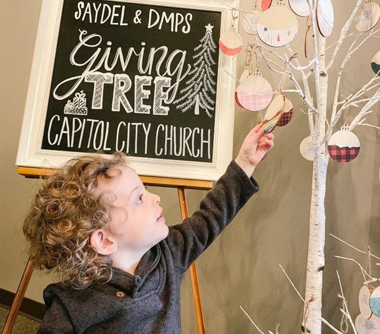 Giving Tree for Des Moines Public Schools and Saydel Schools