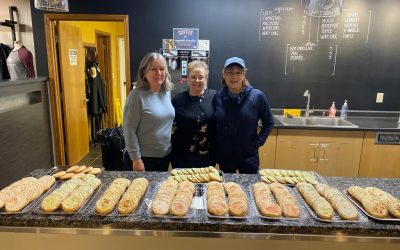 Baking Team baked and decorated hundreds of cookies for Camp Dodge’s soldiers