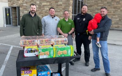 Dropping off Snacks and Water to Ankeny First Responders