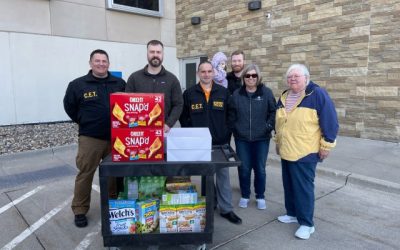 City Serve delivered snacks to the first responders.