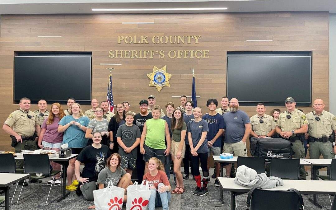 Providing dinner for the Polk County Sheriff’s Department overnight shift