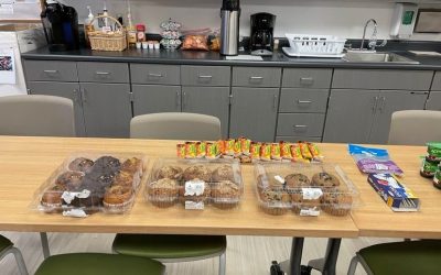 Grab and Go’ breakfast items for the teachers and staff at Saydel from City Serve