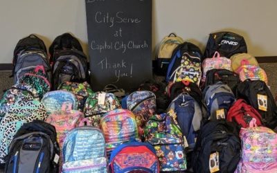 City Serve had the opportunity to provide backpacks and school supplies to many Saydel School District students