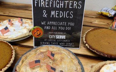 Firefighter/EMT “Homemade Pie Night” at the Saylor Fire Department from the City Serve Team