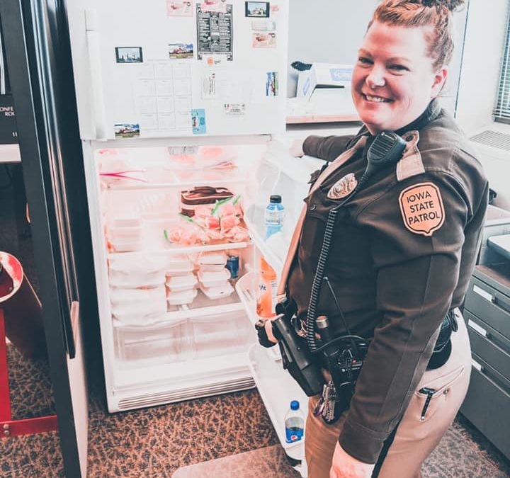 City Serve and Chuck’s Restaurant provided Thanksgiving Dinner for State Troopers