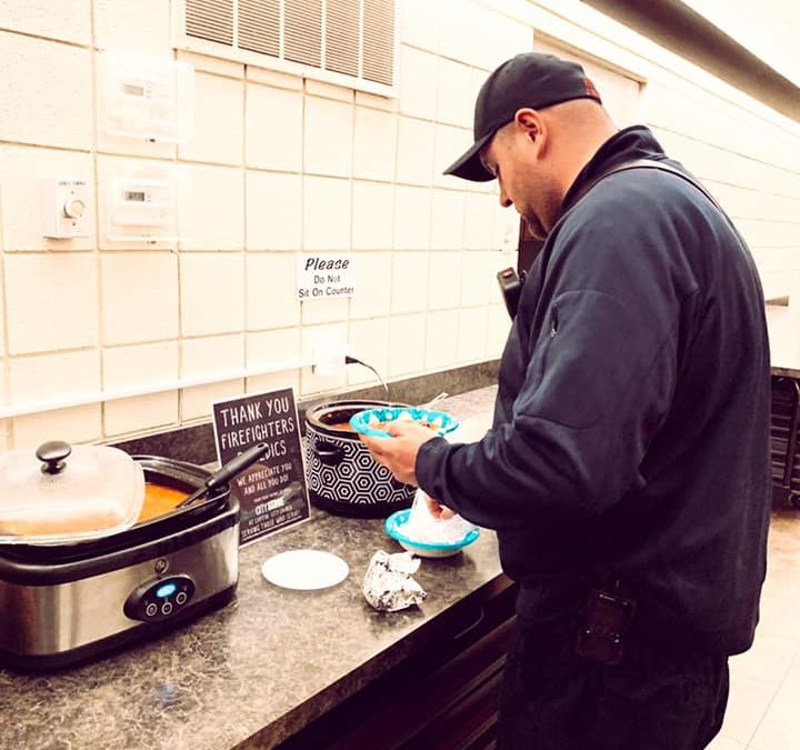 Saylor Township Fire Department Team loves to feed our fire fighters and medics!