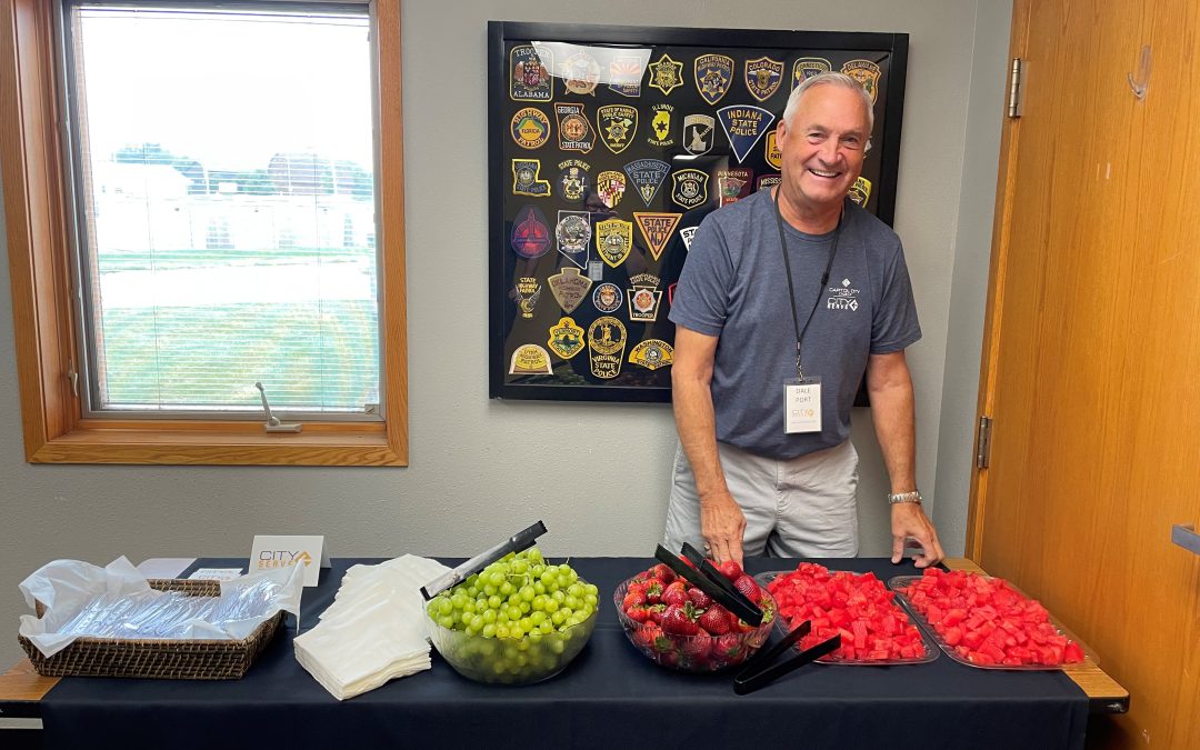 City Serve make a “stop” at Iowa Highway Patrol