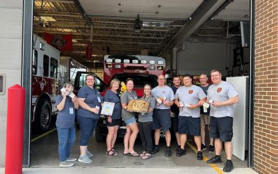 City Serve visits Saylor Fire